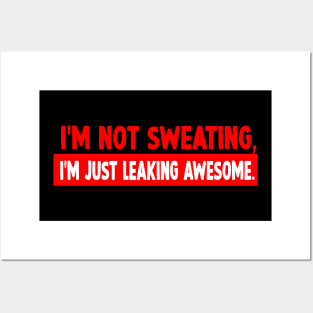 Funny and motivational workout text Posters and Art